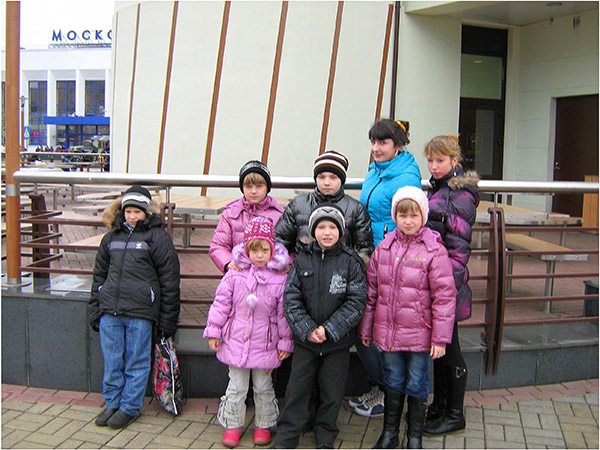 Поход ребят из Либежевского Детского Дома в цирк