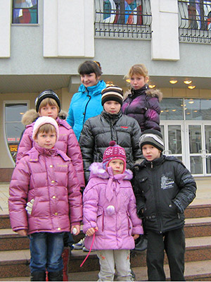 Поход ребят из Либежевского Детского Дома в цирк